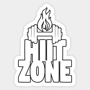 HIIT Zone Sticker